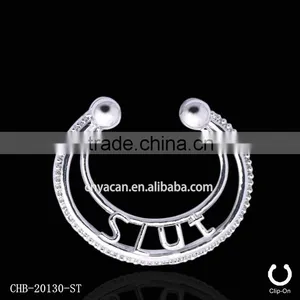 Factory Prices Unique Designs Brass Indian Jewelry Nose Ring thumbnail-1