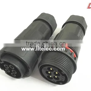 5 Poles Screw Connection Male to Female Waterproof Connector thumbnail-1