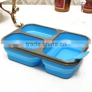 Plastic Containers Silicone Lunch Box for Kids thumbnail-6