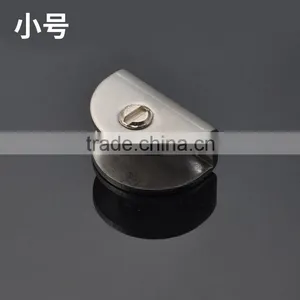 Small Glass Clamp - 8 or 10mm or 12mm Glass - Round Back - Satinless Steel 304 201 thumbnail-3