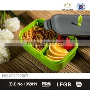 Aight Bento Box, FDA Approved, BPA Free , Eco-friendly Material by Cn Crown thumbnail-1