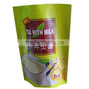 Stand up Plstic Pouch for Tea With Milk thumbnail-1