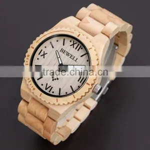 2014 New Fashion Gifts Handmade Wood Watch for Ladies Vintage Wood Watch With Quartz Movement in Large Stock thumbnail-1