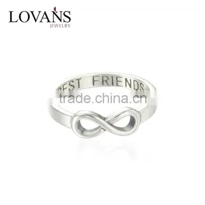 Best Friend Nipple Ring Forever Infinity Shape Silver Rings FR302 thumbnail-1