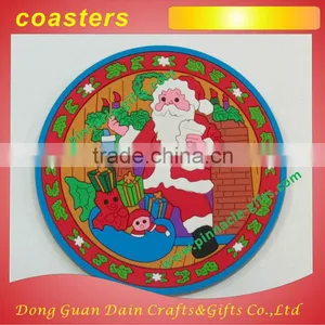 Soft Pvc Leather Coaster for Surving Drinks thumbnail-1