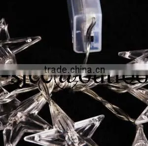 Transparent Five-pointed Star LED String Light thumbnail-2