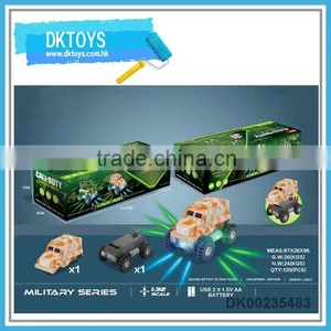 B/O Military Bump&go Command Truck Toy With Light and Music thumbnail-1