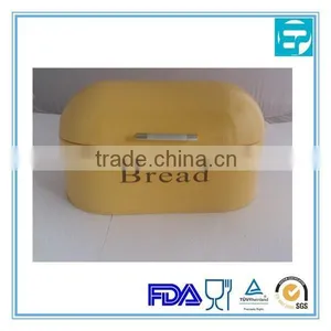 Iron Color Coating Bread Canister With ss Lid thumbnail-1