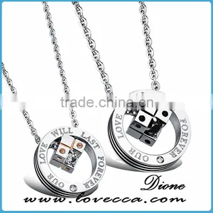 in Stock Hot Sell Low MOQ Diamond Love Gold Women and Men Fashion Couple TRUE LOVE Stainless Steel Bracelet thumbnail-4