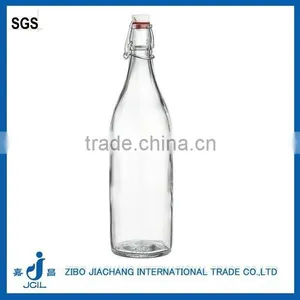 Clear Glass Swing Top Bottle 250ml thumbnail-3