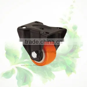 Light Duty Industrial Caster Black Polyurethane Wheel Small Caster thumbnail-1