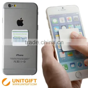 Uintgift Cooperation Brand Without Mould Fee Mobile Phone Microfiber Sticky Mobile Screen Cleaner thumbnail-4