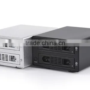 Custom Aluminum Hdd Enclosure,2 Bay SATA Hdd Enclosure thumbnail-1