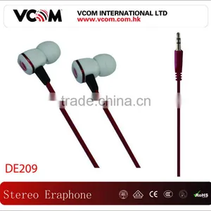 White Color Brand New Quality Stereo Earphone Headphone thumbnail-1