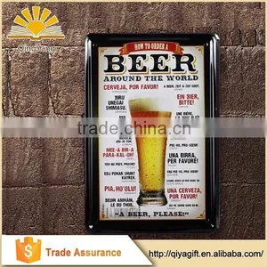 Drinking Sign Beer Vintage Tin Signs thumbnail-2