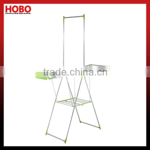 Folding Stainless Steel Cloth Dryer Stand thumbnail-1