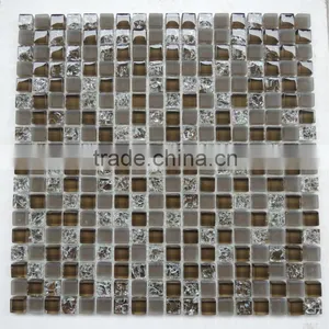 Interior Finish Glass Mosaic in Decoration, Broken Glass Mosaic Tile thumbnail-1