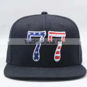 New Arrival Custom Multicolor 3D Puff Embroidery Snapback Black thumbnail-2