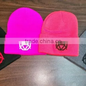 Oversized Acrylic Hip Hop Knit Beanies Winter Beanies thumbnail-1