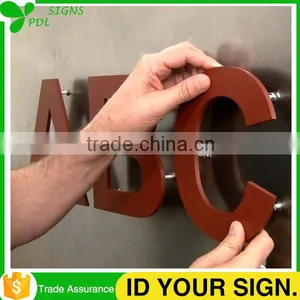 PDL Stainless Steel Letters Painted With Different Color thumbnail-1