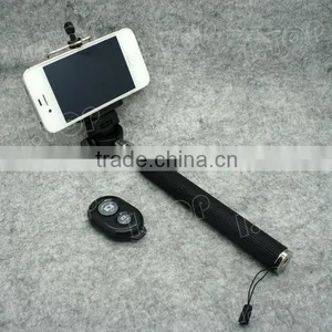 Stainless Steel Telescopic Handheld Wireless Bluetooth Remote Selfie Stick thumbnail-1