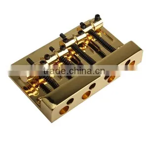 High Quality Vintage Gold 4 Strings Bass Bridge Jazz Guitar Tone Metal Golden Upgrade Guitar Accessories thumbnail-2