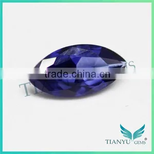2016 Trending Products 925 Silver Ring With Blue Stone 33# Marquise Cut Stone Corundum Blue Sapphire thumbnail-3
