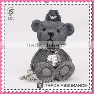Simple Necklace Designs With Cat's Paw Pendant, Imitate Silver Chain Alloy Necklace for Women thumbnail-3
