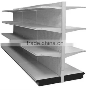 Metallic Supermarket Shelf /Heavy Duty Gondola Supermarket Gondola Shelving thumbnail-1