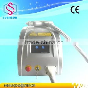 Q Switched Nd Yag Laser Tattoo Removal Machine EVERSUN 532nm / 1064nm Nd Yag Tattoo Laser Removal Machine Ruby Laser Q-switch Laser Mole Removal Machines thumbnail-2