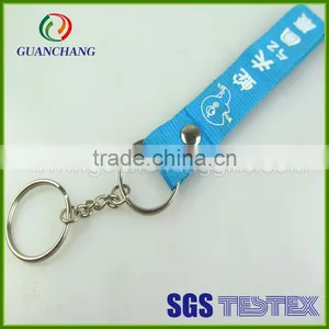 Factory Directly Sale Eco Friendly High Quality Polyester Wrist Lanyard for Keys thumbnail-1
