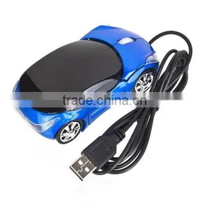USB 2.0 Car Shape Optical Mouse Mice for Laptop PC Notebook Computer Blue New thumbnail-1