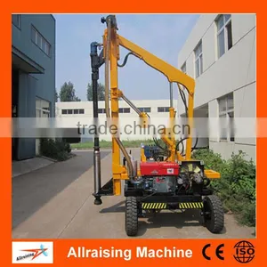 Highway Guardrail Hydraulic Pile Driving Machine thumbnail-1