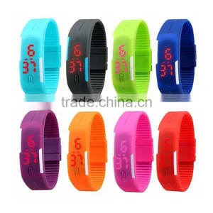 Silicone Watch Touch Screen LED Silicone Watches Digital Wrist Watch Men Rubber Band Silicone Watch Kids Silicone Watch thumbnail-1