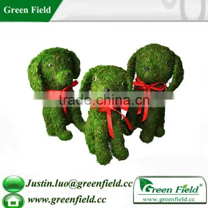 New Moss Animal Dogs Garden Decoration thumbnail-1