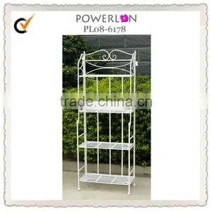 4-tier Folding Metal Flower Pot Rack thumbnail-1