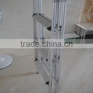 Vivinature Aluminum Multipurpose Clothe Rack With 3 Steps Ladder thumbnail-5