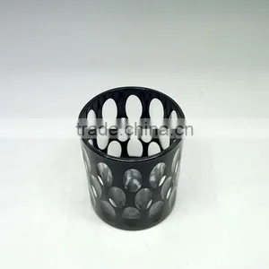 Handmade Unique Glass Candle Jar/glass Container /candle Vessels Wholesale thumbnail-5