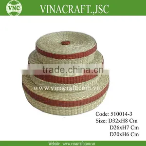 Round Seagrass Box Packaging Gift thumbnail-1