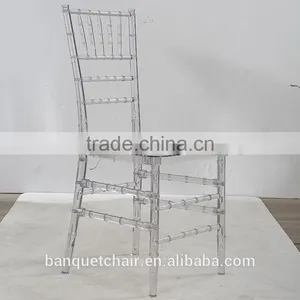Transprarent Wholesale White Resin Chair Chiavari Chair With Party thumbnail-3