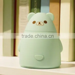 Creative Cartoon Bear Shape Humidifier, USB Mini Desktop Air Purifier thumbnail-4