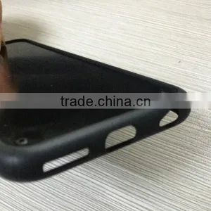 For Iphone6 TPU+PC Skid Resistance Microgoove Phone Case, Black Tpu Edges PC Back Case for Iphone6 6plus thumbnail-5