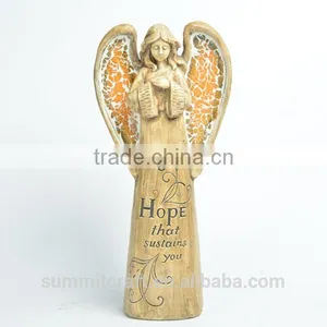 Resin Wing Angel Figurine Statues Catholic Religious Items Wholesale thumbnail-1