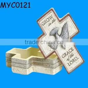 Resin Cross Keepsake Box Baptism Gifts thumbnail-1