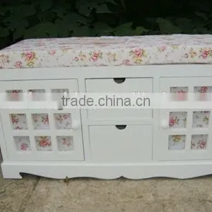 Home Decor Wooden Shoe Rack, Wooden Footstool,wooden Shoes Shelf thumbnail-4