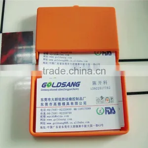 2015 Hot Sale Custom Make Colorful Silicone Business Card Holder thumbnail-1