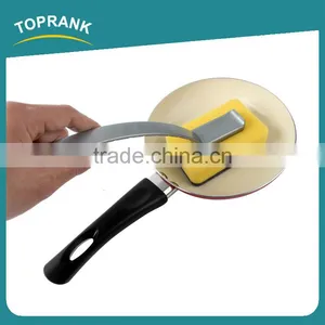 Toprank Wholesale Rectangle Shape Foam Cleaning Sponge Scouring Pad Kitchen Dish Sponge Brush Non-abrasive Cleaning Scouring Pad thumbnail-4