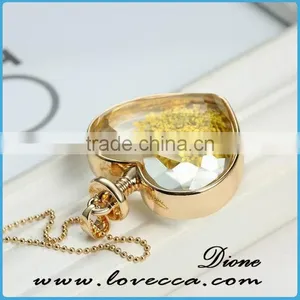 Unique Gift Handmade Dried Flowers Necklace Glass Bottle Vial Necklace With Real Dried Flower Inside thumbnail-1