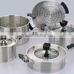 New Style Stainless Steel 6pcs Cookware Set/pot Set thumbnail-3