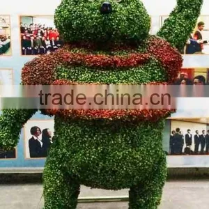 Latest Artificial Cute Bear Topiary for Outdoor Decoration Fake Garden Topiary thumbnail-1